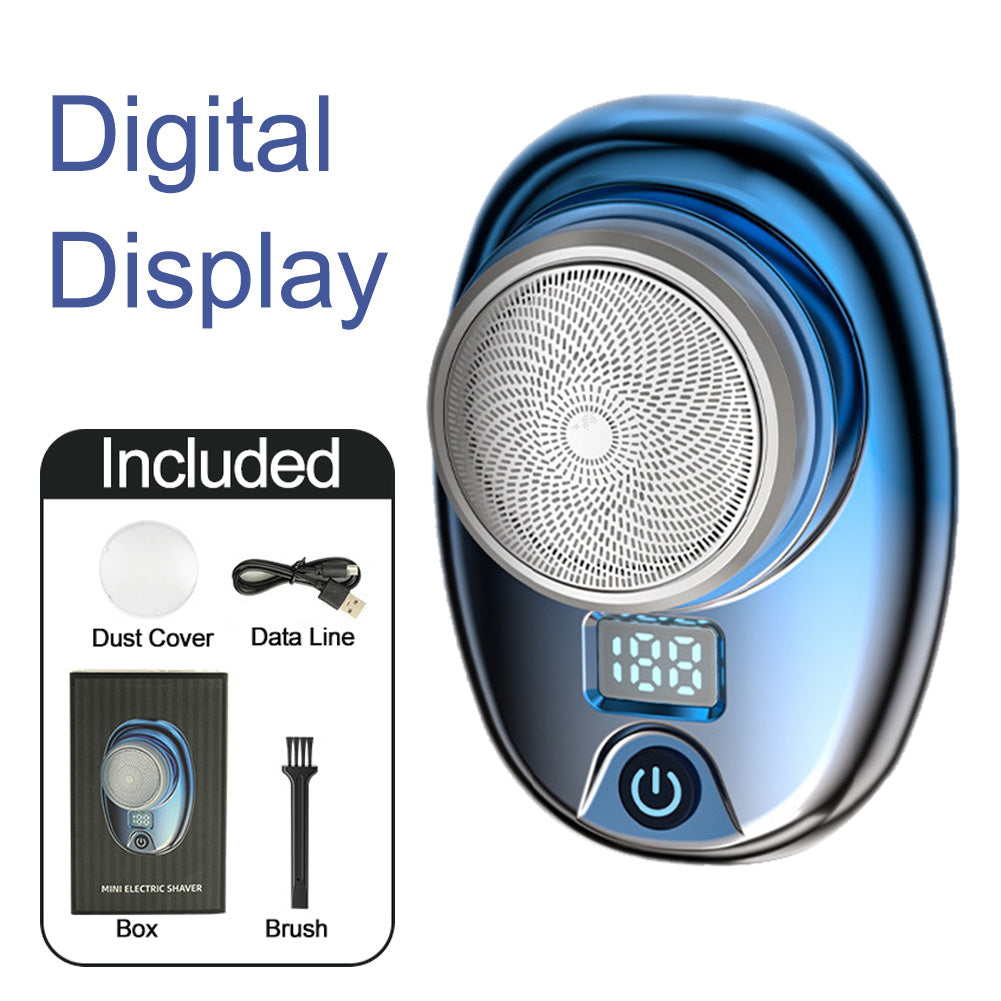 Mini portable rechargeable shaver powerful travel small steel cannon shaver car electric shaver - Korvel
