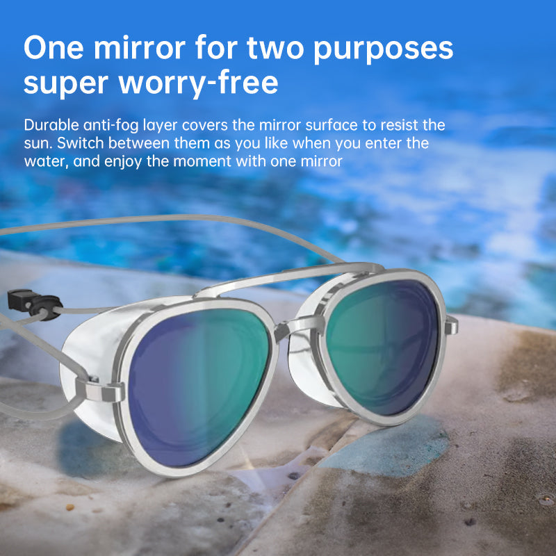 Low-profile goggles · Premium UV protection and anti-fog coating · Zero-drag competitive swimming goggles - Korvel