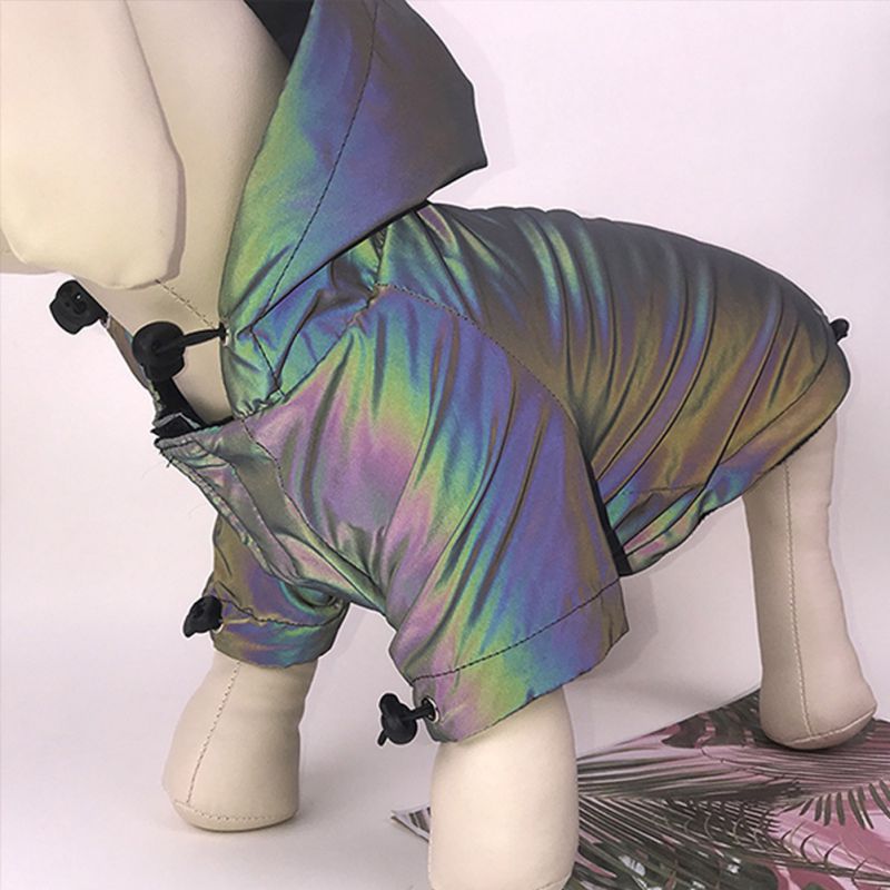 Fashion Pet Clothes Flashing Dogs Hoodie Jacket Reflective Clothing for Small Medium Large Dogs Jacket Clothing Pet Costume - Korvel