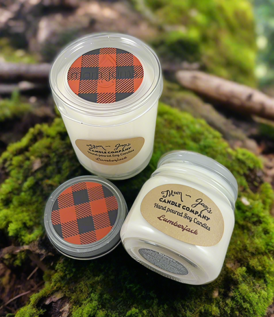 Lumberjack Soy Candle – Bold & Woody Scent | Mam Jam’s - Korvel