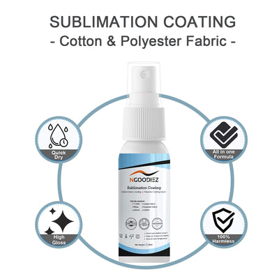 Sublimation Coating Spray Clothing Quick-Drying Spray Heat Transfer Wear-Resistant Anti-Stain - Korvel