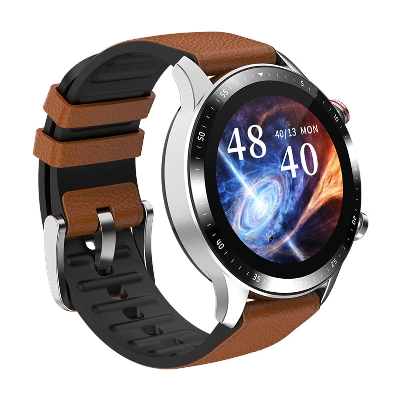 New FG08 1.3 Inch Smart Watch Full Touch Round Screen Display Bluetooth Call Waterproof TWS Music Smartwatch for Android IOS - Korvel