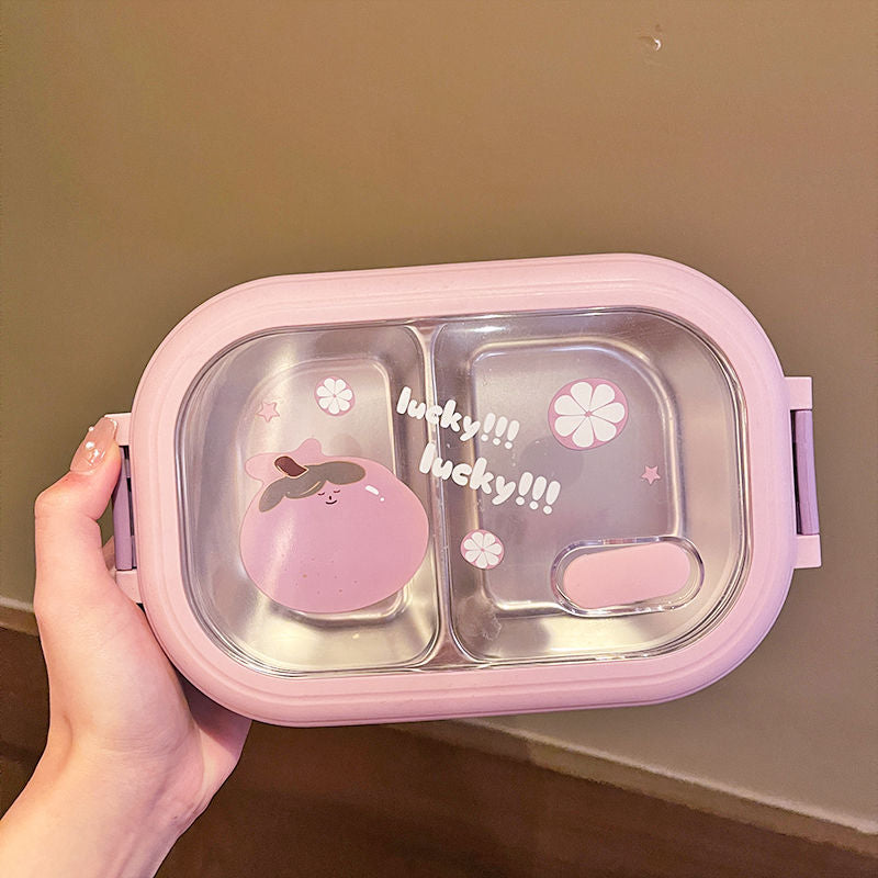 Cute portable stainless steel lunch box lunch box lunch box - Korvel