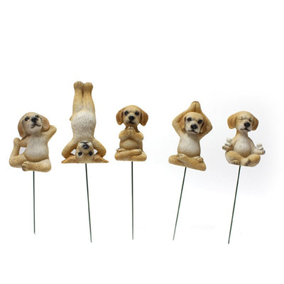 Mini Puppy Plugin Garden Bonsai Ornament