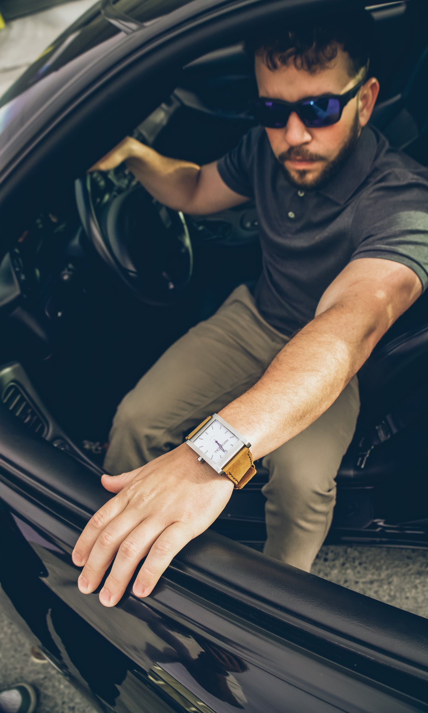 Rook Silver/White Watch - Timeless Elegance