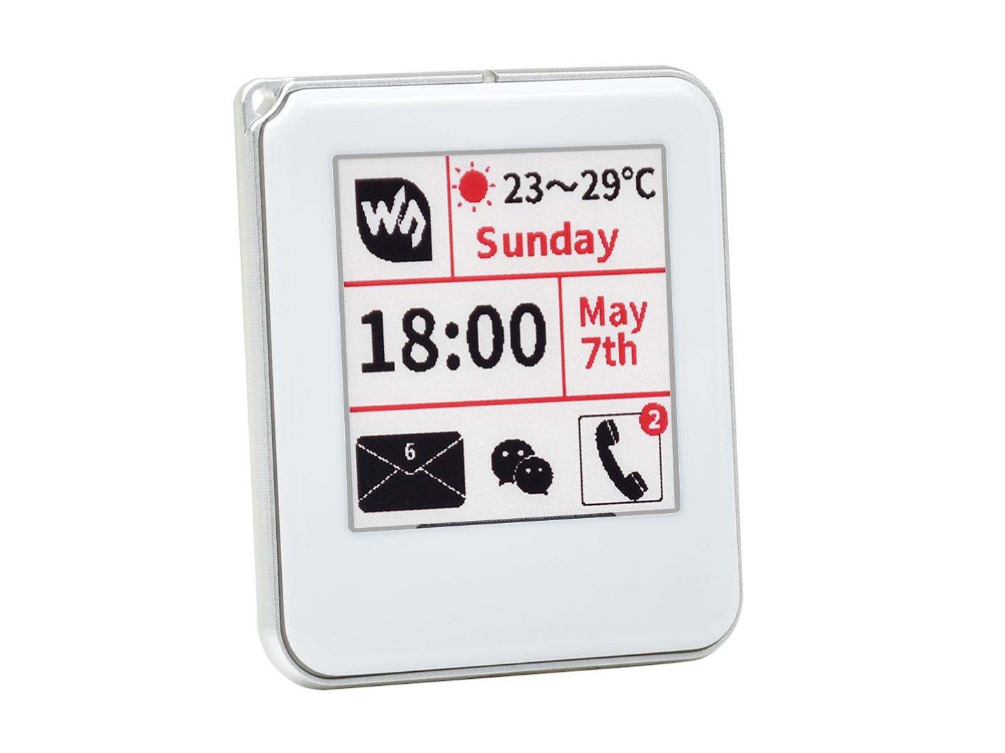 1.54inch Passive NFC-Powered e-Paper No Battery Wireless Powering Data Transfer Red Black White Three Color Displaying - Korvel