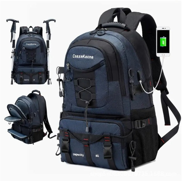 Mochila de Viaje para Montañismo de Gran Capacidad para Hombre