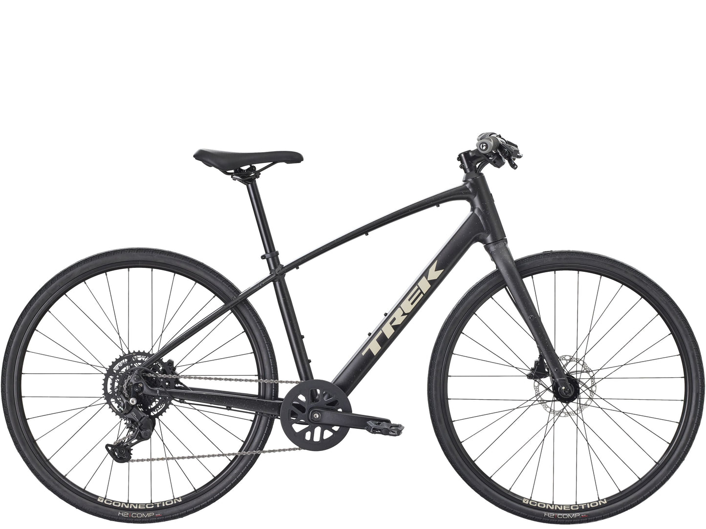 Bicicleta Híbrida Trek FX 2 SO L - Gris Oscuro Carbón