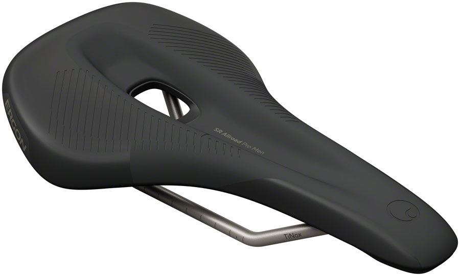 Selle Ergon SR Allroad Pro - TiNox SL Noir Homme Moyen/Grand