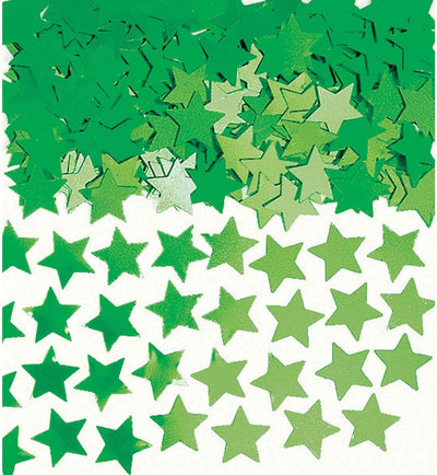 Green Mini Stars Confetti - 0.25 oz Pack