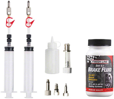 Kit de purge Jagwire Pro DOT avec fluide DOT 5.1 de Finish Line