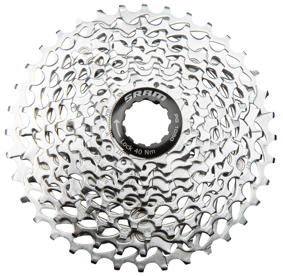 Cassette SRAM PG-1050 - 10 Vitesses 11-36t Argent