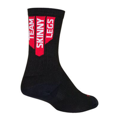 Sockguy Team Skinny Legs SGX6 Athletic Socks - Black