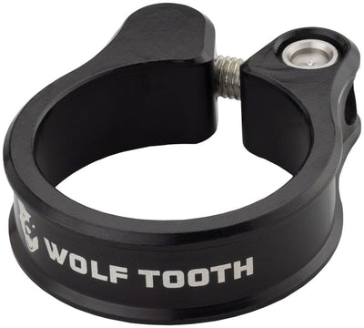 Abrazadera de Sillín Wolf Tooth - 38.6mm Atornillada Negra