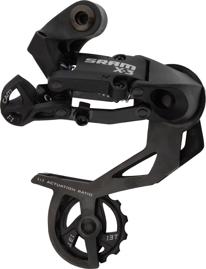 Desviador Trasero SRAM X3 - 789 Velocidades Jaula Larga Negro