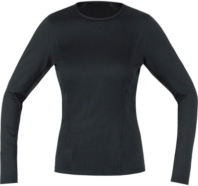 Gorewear M Base Layer Long Sleeve Shirt - Femme Grande, Noir