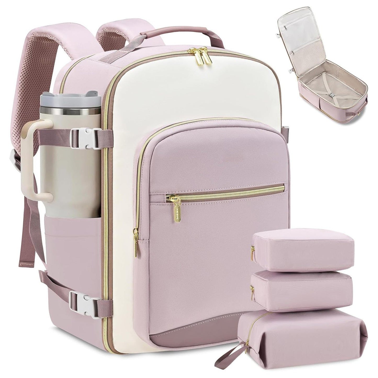 Juego de Equipaje de Mano para Aerolínea con Bolsas Organizadoras