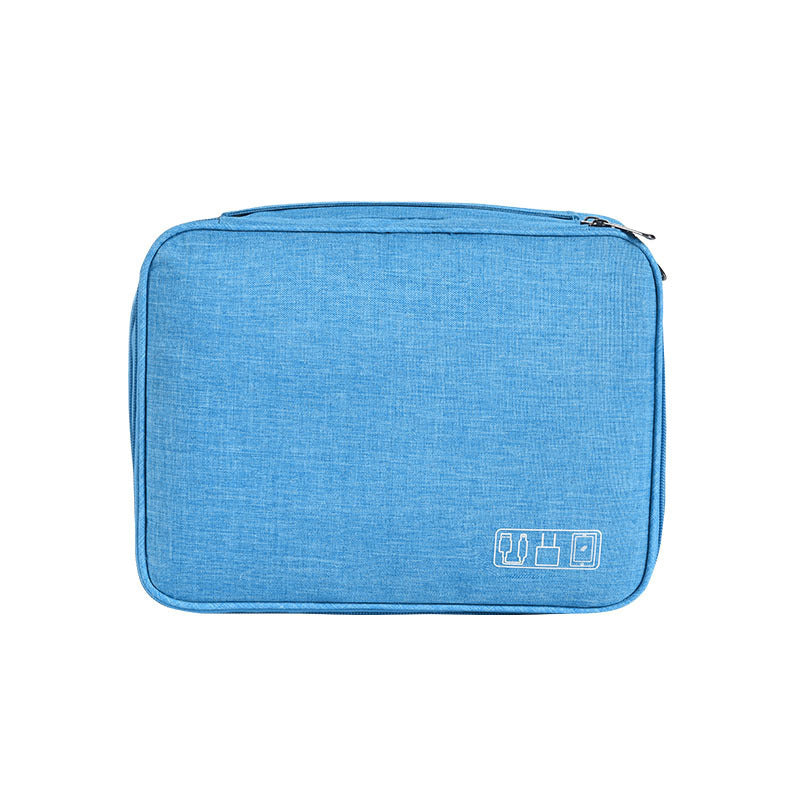 Portable Cable Organizer Bag for Travel & Home Storage