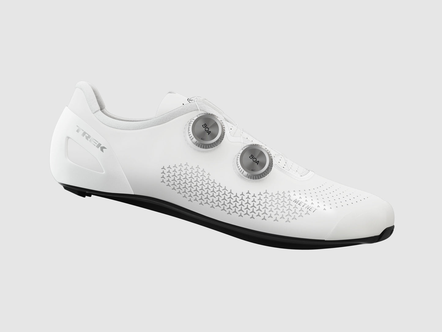 Chaussure de cyclisme sur route Trek RSL - Blanc/Argent, Taille 44.5