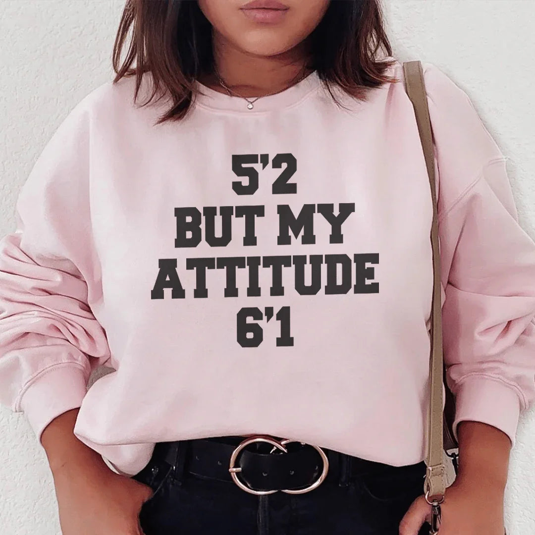Sudadera de 1,57 m pero con actitud de 1,85 m