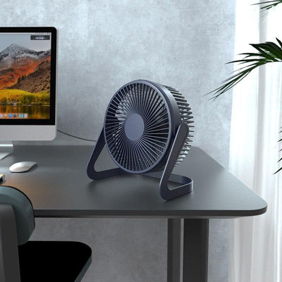 5 Inch USB Desktop Fan - 360° Rotating Mini Electric Fan