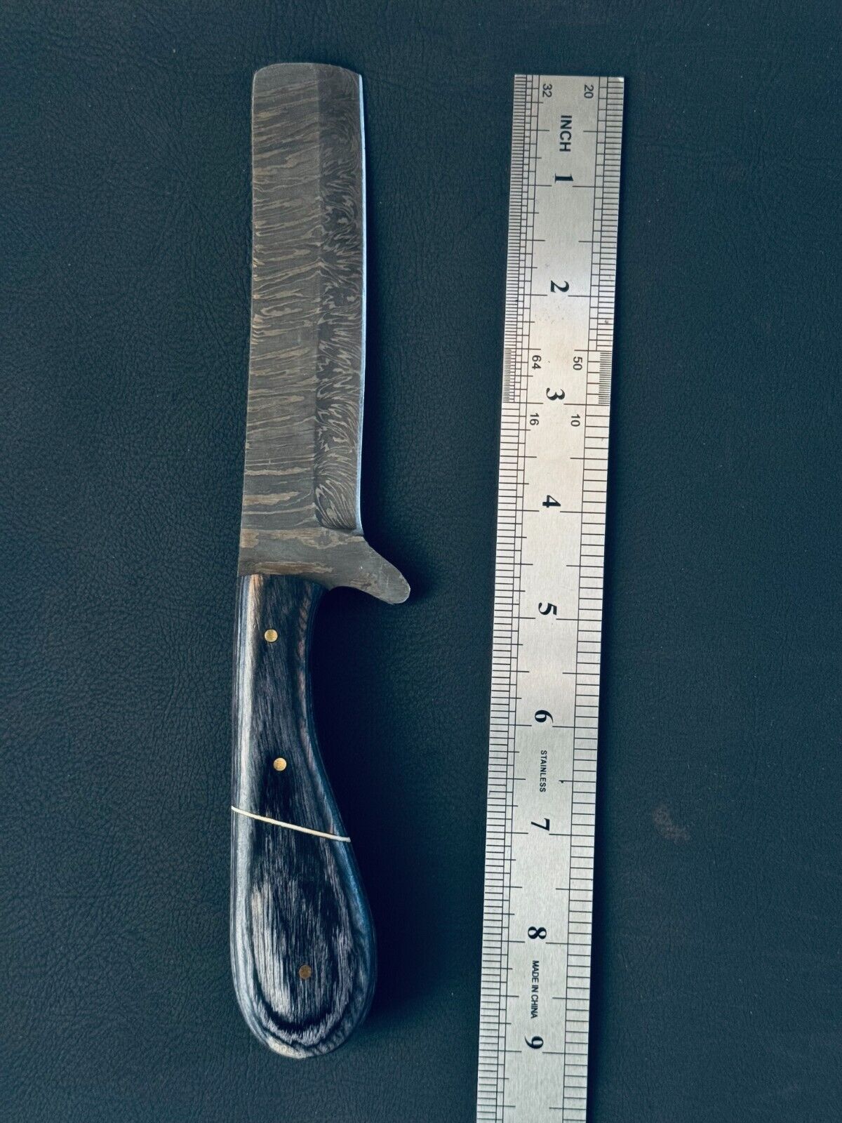 Premium Handmade Damascus Steel Calf Cutter Knife - 5" Pakkawood Handle - Korvel