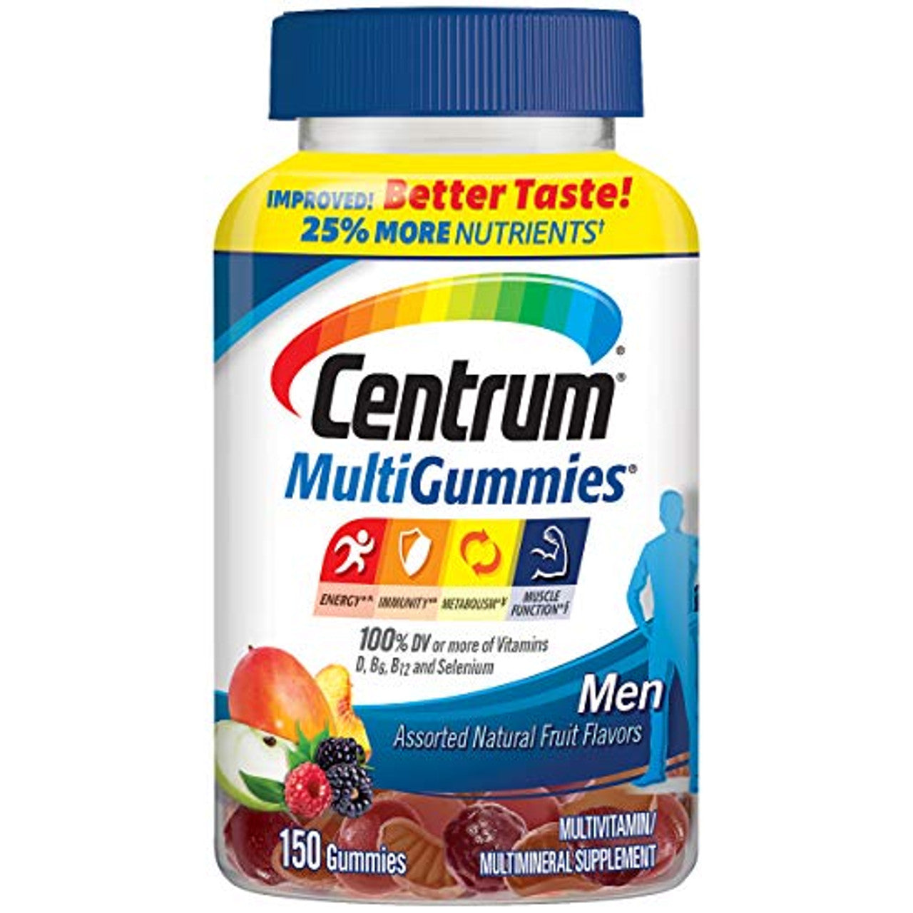 Centrum MultiGummies Gummy Multivitamin pour hommes - 150 unités
