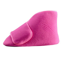Silverts Deep and Wide Diabetic Bootie Slipper - Fuschia
