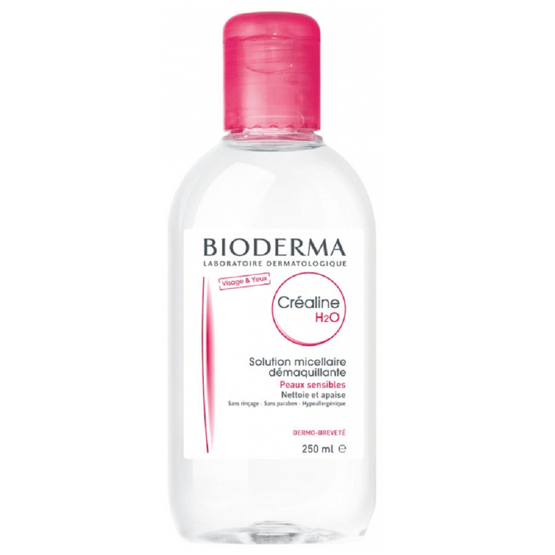 Bioderma Crealine H2O Solution Micellaire pour Peau Sensible - 250ml