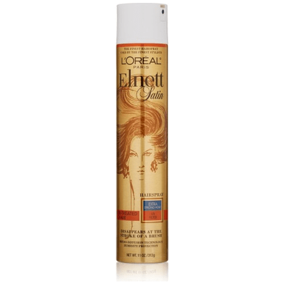 L'Oreal Elnett Satin Spray para el Cabello con Filtro UV para Cabello Coloreado - 200ml