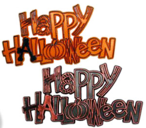 Plaques Joyeuses Halloween - Ensemble Assorti