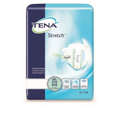 Tena 3XL Stretch Bariatric Adult Incontinence Brief - Heavy Absorbent