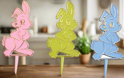 Assorted Rabbit Cocktail Picks - 2.5" High