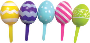 Assorted Easter Egg Picks - 72 Count