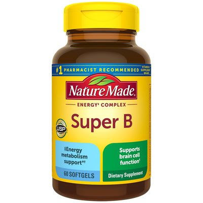 Nature Made Super B Energy Complex Softgels - 60 Count