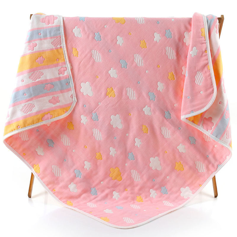 Couverture de réception pour bébé en coton 100 % premium - 110x110cm