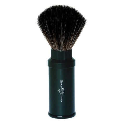 Brosse à raser de voyage synthétique Edwin Jagger - Noir