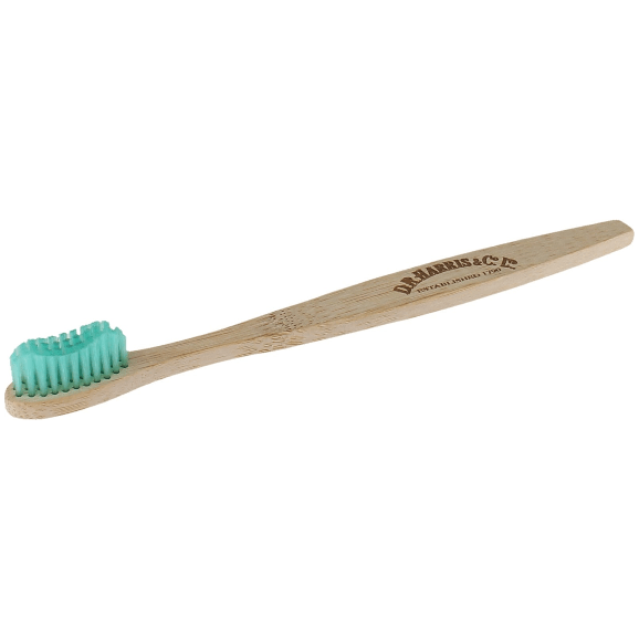 Cepillo de dientes mediano D.R. Harris con cerdas verde oscuro