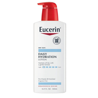 Loción Hidratante Diaria Eucerin Sin Fragancia - 16.9 Oz