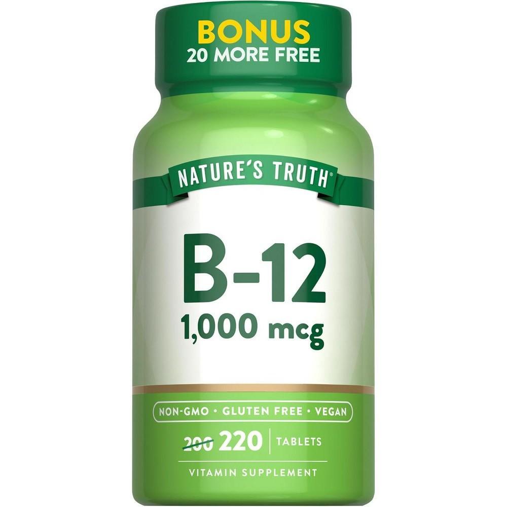 Comprimés de vitamine B-12 1 000 mcg de Nature's Truth