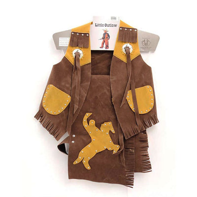 Authentic Cowboy Chaps and Vest Ensemble - Korvel