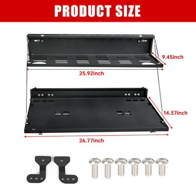 Tailgate Table & MOLLE Panel For Ford Bronco(2021-2024) - 2-Tier Camping Rack - Korvel