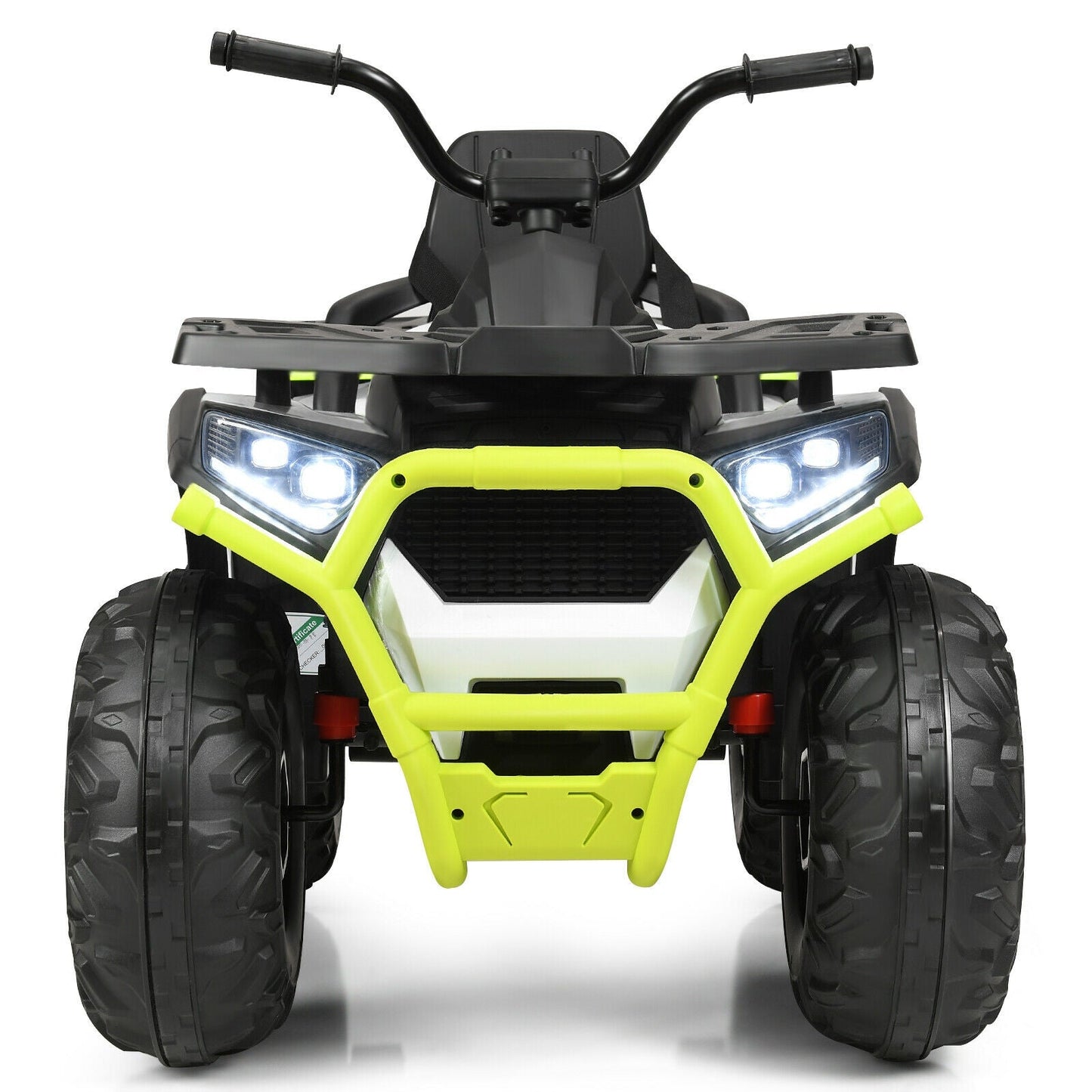 Quad ATV électrique pour enfants 12V avec MP3 et lumières LED - Blanc