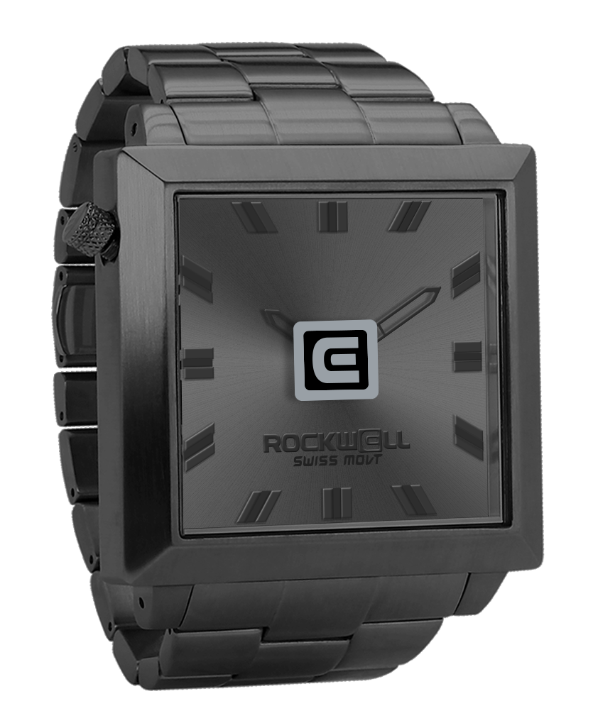 Reloj Gunmetal de 50mm2