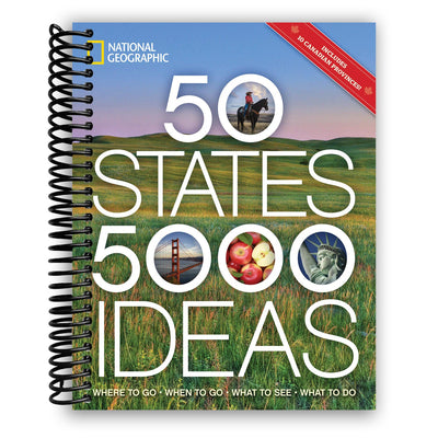 Explore America: 50 States, 5,000 Adventures - Your Ultimate Travel Guide (Spiral Bound) - Korvel
