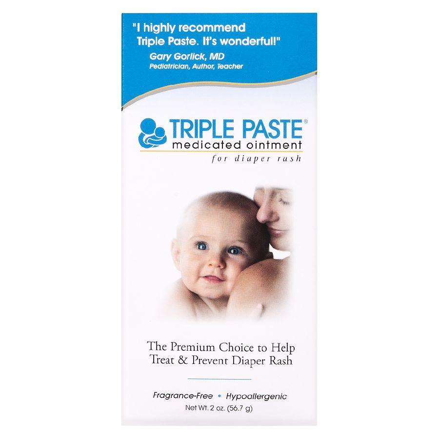 Triple Paste Ungüento Medicado para la Dermatitis del Pañal - 2 Oz