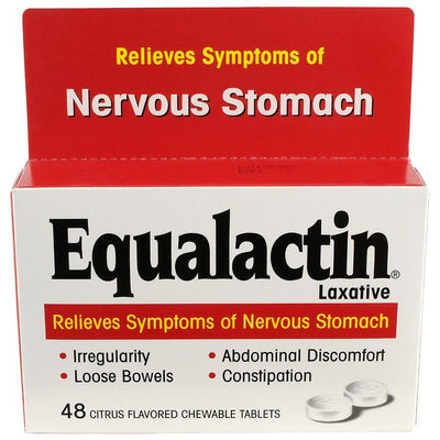 Comprimés à mâcher Equalactin Laxatif, Saveur Agrumes - 48 Comptes