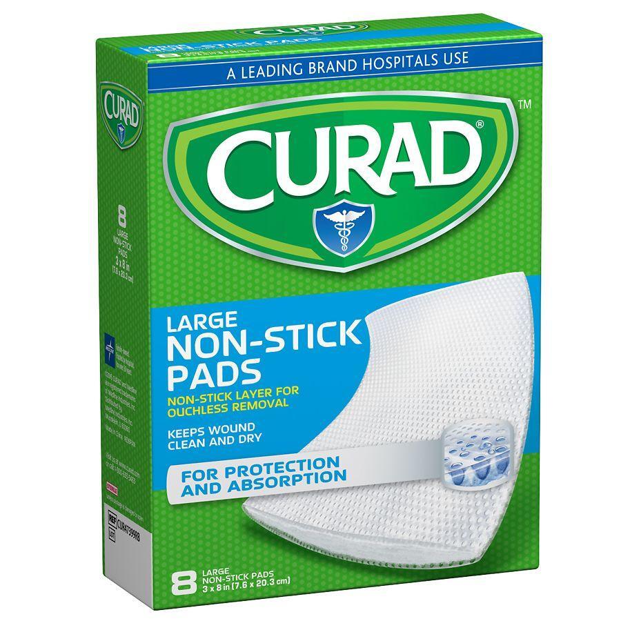 Curad Telfa Non-Stick Pads - 3 x 4 Inches