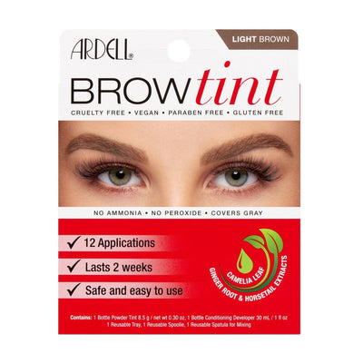 Ardell Brow Tint Semi-Permanent Dye Kit - Light Brown