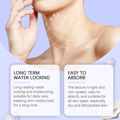 OUHOE Neck Cream - Hydrating, Moisturizing, and Refreshing Skin Care Lotion for Neck and Body - Korvel